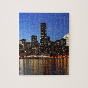 NYC New York City Manhattan Night Jigsaw Puzzle