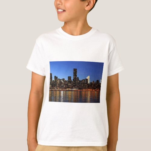 NYC New York City Manhattan Night T_Shirt