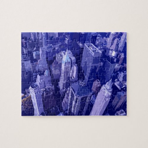 NYC New York City Manhattan Skyscrappers Jigsaw Puzzle