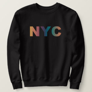 NYC _ New york city minimalist usa script state Sweatshirt
