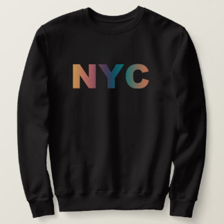 NYC _ New york city minimalist usa script state Sweatshirt