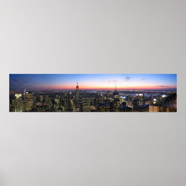 NYC New York City on Canvas Poster (Front)