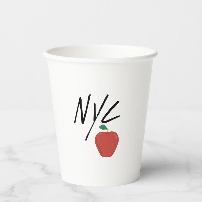 NYC NEW YORK CITY PAPER CUPS (Front)