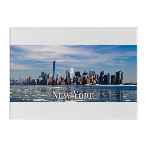 NYC _ New York City Skyline  Beautiful Big Apple  Acrylic Print