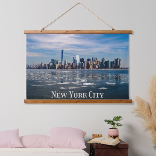 NYC _ New York City Skyline  Beautiful Big Apple Hanging Tapestry