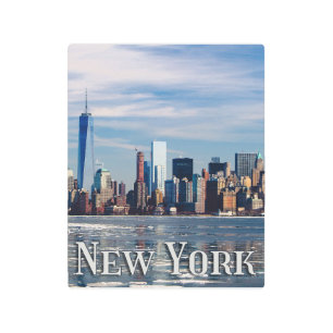 NYC - New York City Skyline   Beautiful Big Apple Metal Print