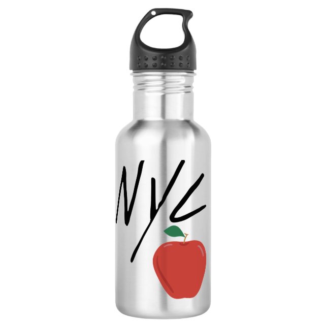 NYC NEW YORK CITY STAINLESS STEEL WATER BOTTLE (Front)