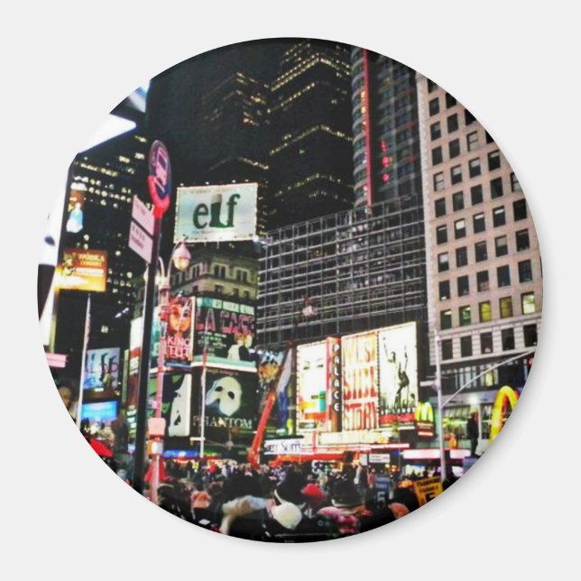 NYC New York City Times Square Magnet (Front)