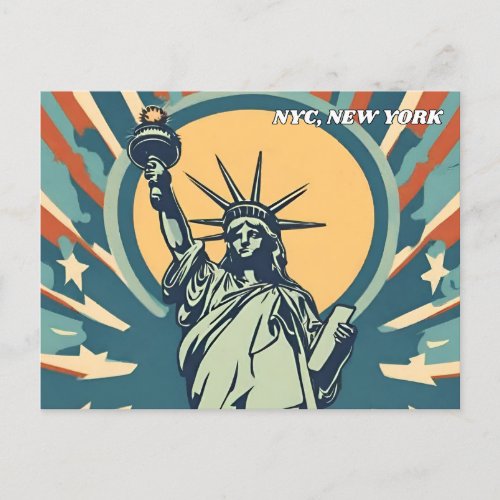 NYC New York Postcard