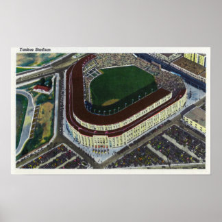 NYC, New YorkAerial View of Yankee Stadium Poster