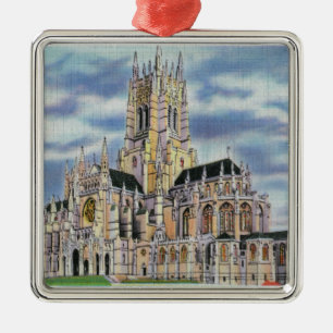 NYC, New YorkCathedral of St. John the Divine Metal Ornament