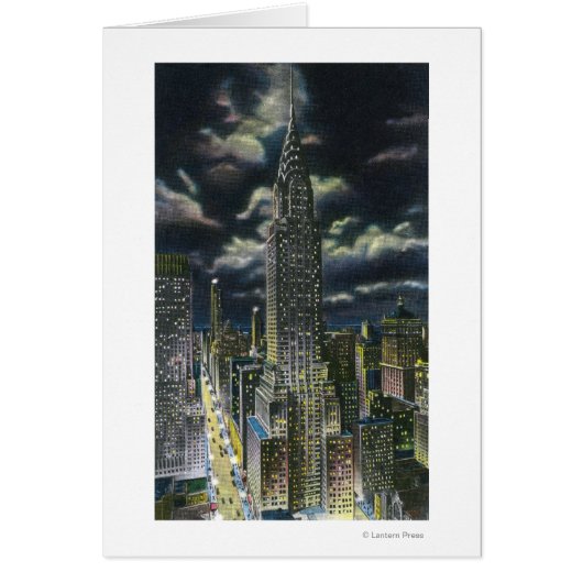 NYC, New YorkChrysler Building at Night # 1 (Front)