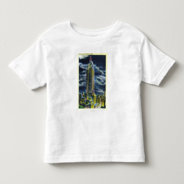 NYC, New YorkEmpire State Building at Night Toddler T-shirt (Front)