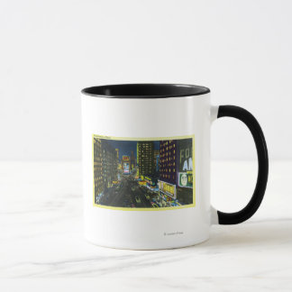 NYC, New YorkView of Times Square at Night # 1 Mug