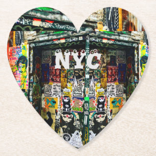 NYC NY Graffiti Notebook Journal Paper Coaster