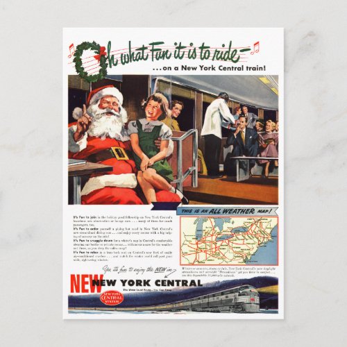 NYCOh What Fun it Is Holiday Postcard