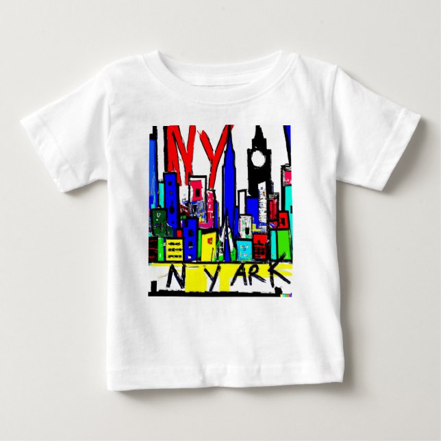 NYC Original Artwork Baby T-Shirt (Front)