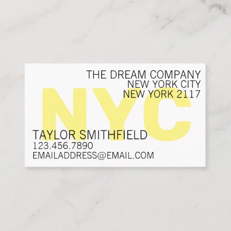 Nyc Overlay Business Card