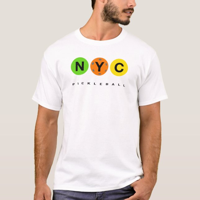 NYC Pickleball logo - Light clothing T-Shirt (Front)