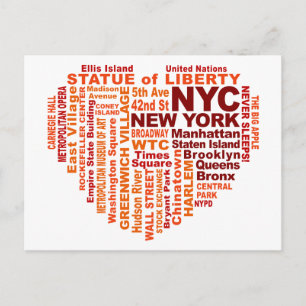 NYC postcard - customizable