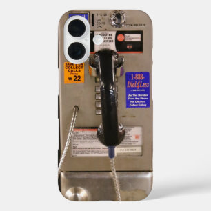 NYC Public Telephone Payphone iPhone 16 Case