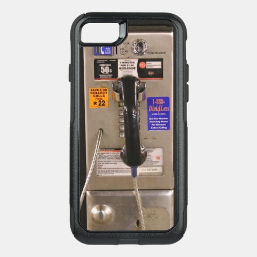 NYC Public Telephone Payphone OtterBox Commuter iPhone SE87 Case
