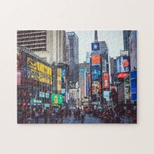 NYC Scenic Puzzles City Art Hard Jigsaw Puzzle Onl