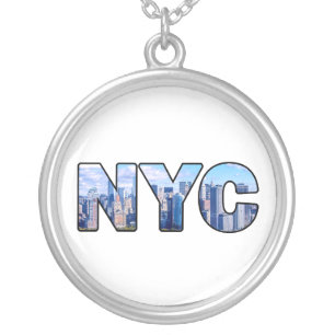 NYC SILVER PLATED NECKLACE