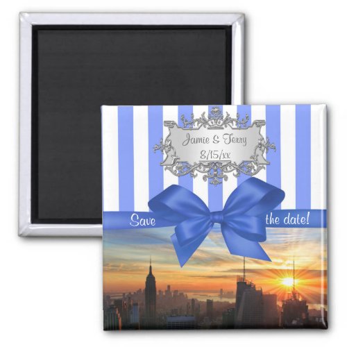 NYC Skyline at Sunset Invition Suite Save the Date Magnet