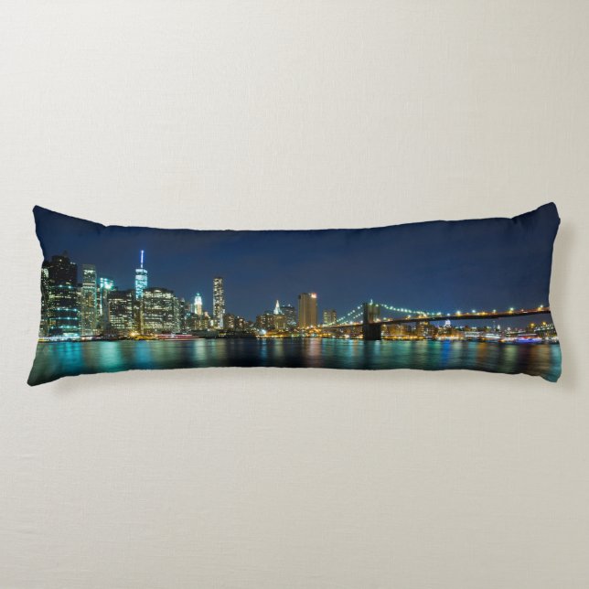NYC Skyline Body Pillow (Front)