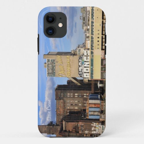 NYC Skyline Domino Sugar Factory Graffiti iPhone 11 Case