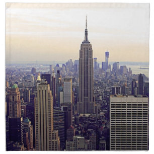 NYC skyline ESB, WTC 4 Napkin