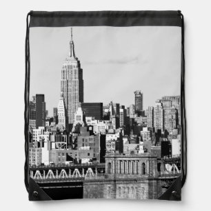 NYC Skyline II Drawstring Bag