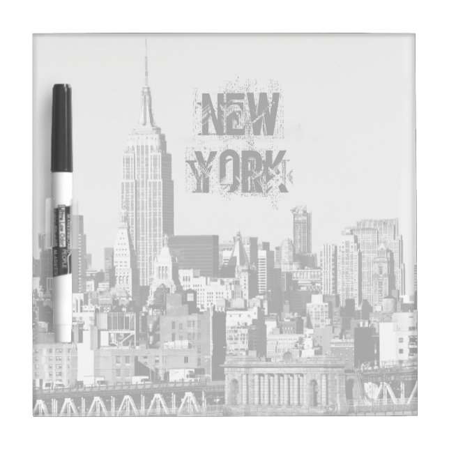 NYC Skyline II Dry-Erase Board (Front)