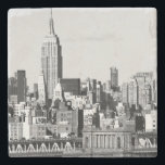 NYC Skyline II Stone Coaster<br><div class="desc">Travel</div>