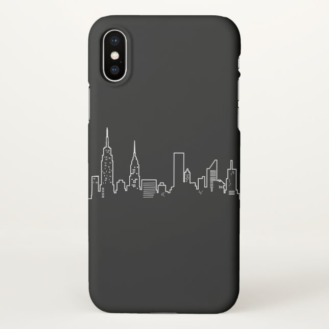NYC Skyline iPhone X/XS Case (Back)