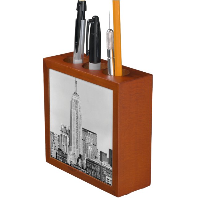 NYC Skyline IV Desk Organizer (In Situ)