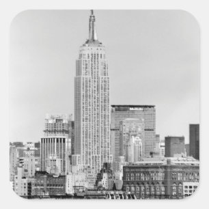 NYC Skyline IV Square Sticker