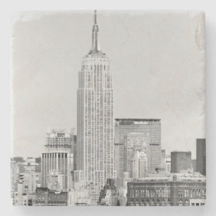 NYC Skyline IV Stone Coaster