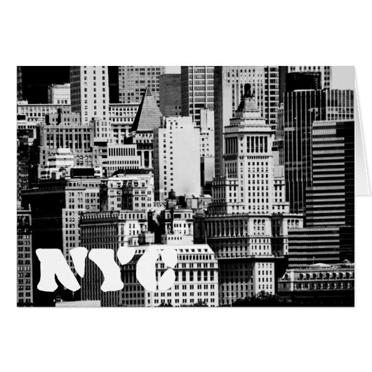 NYC Skyline IX Cards (Front Horizontal)