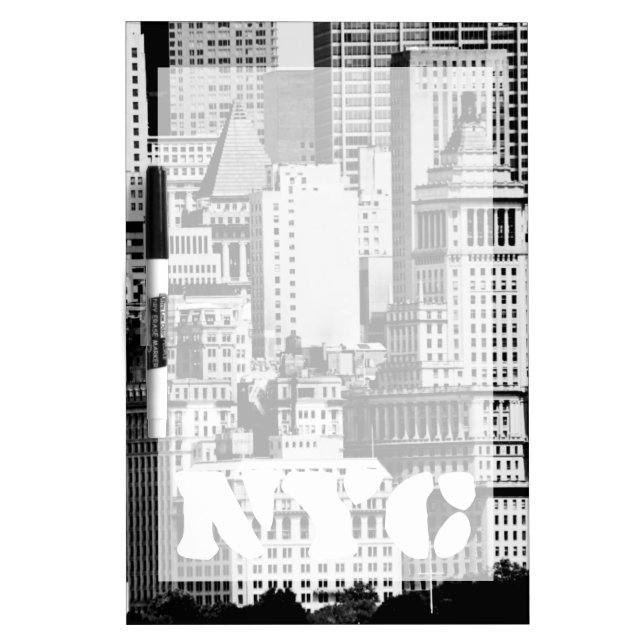 NYC Skyline IX Dry Erase Board (Front)