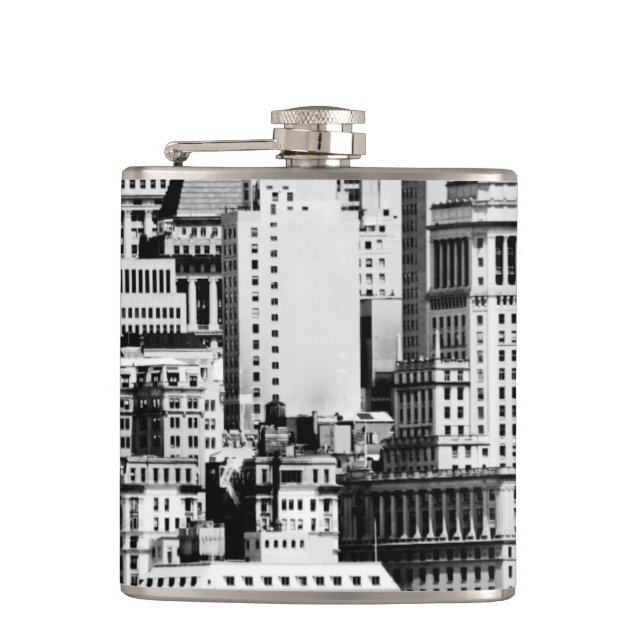 NYC Skyline IX Flask (Front)