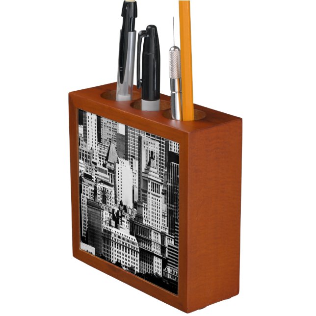 NYC Skyline IX Pencil Holder (In Situ)