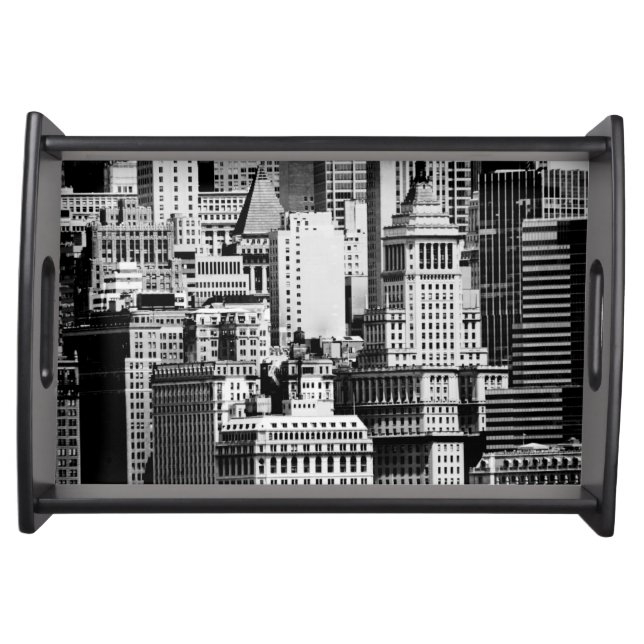 NYC Skyline IX Serving Tray (Front)