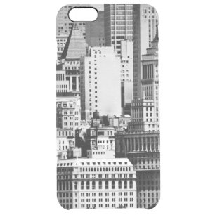 NYC Skyline IX Clear iPhone 6 Plus Case