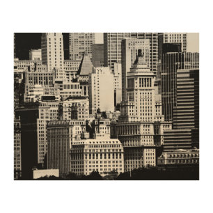 NYC Skyline IX Wood Wall Decor