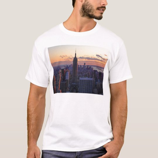 NYC Skyline just before sunset T-Shirt