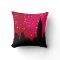 NYC Skyline Silhouette, ESB #1 Pink Red Heart