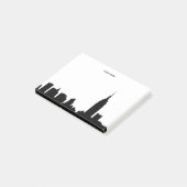 NYC Skyline Silhouette Post-it Notes (Angled)