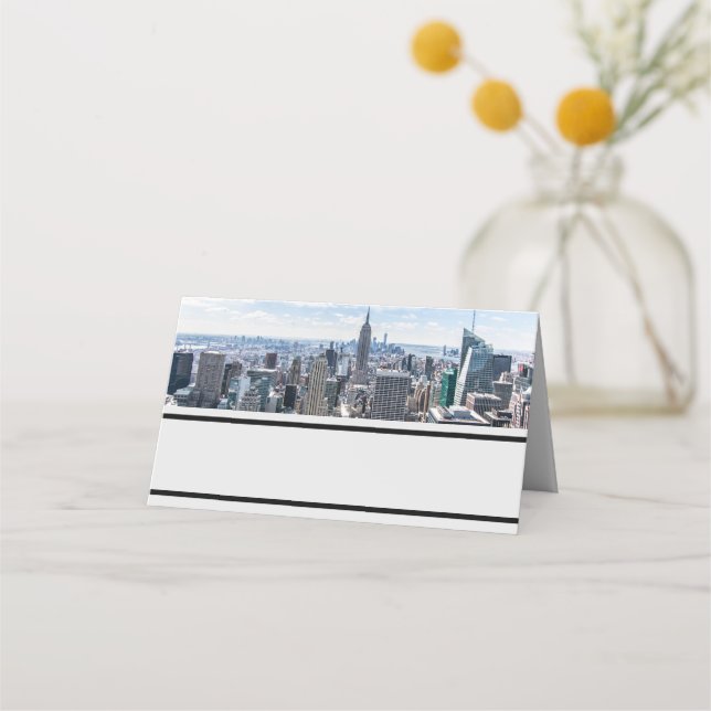 NYC Skyline Star Place Cards (Front)